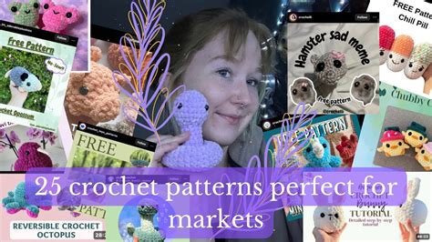 25 Crochet Patterns Perfect For Markets Free Amigurumi Patterns