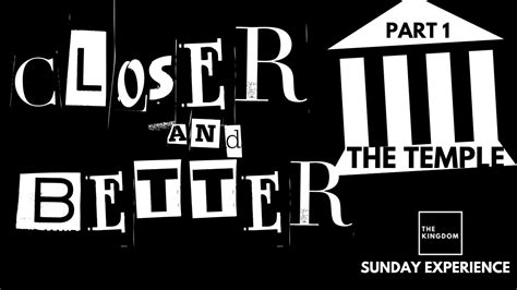 Closer Better The Temple The Kingdom Omaha Sozo Coffeehouse