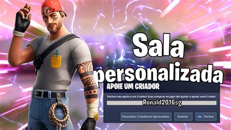 FORTNITE SALA PERSONALIZADA MESTRE MANDOU SCRIM LOJA ATUALIZADA 24 09