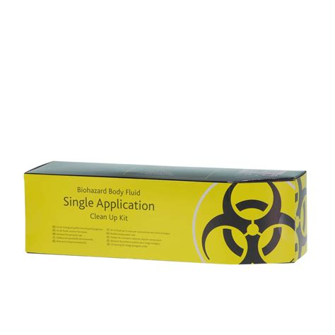 Biohazard Spillage Kit Application Gompels Care Education Supplies