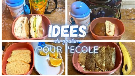 Idees De Gouters Pour L Ecole A Faire Soi Meme Idees Des Lunch Box