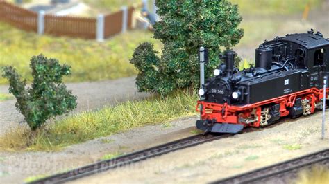 Beautiful model railroad of steam locomotives and steam trains used in ...