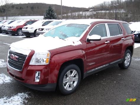 2012 Merlot Jewel Metallic Gmc Terrain Sle Awd 59053965 Photo 2 Car Color