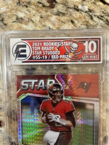 2021 Panini Rookies Stars Star Studded Red Prizm SS 19 Tom Brady