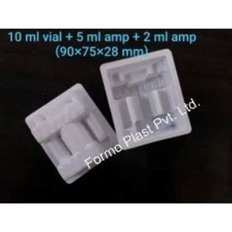 HIPS White Ampoule Vial Tray Thickness 2mm At Rs 0 8 Piece In Indore