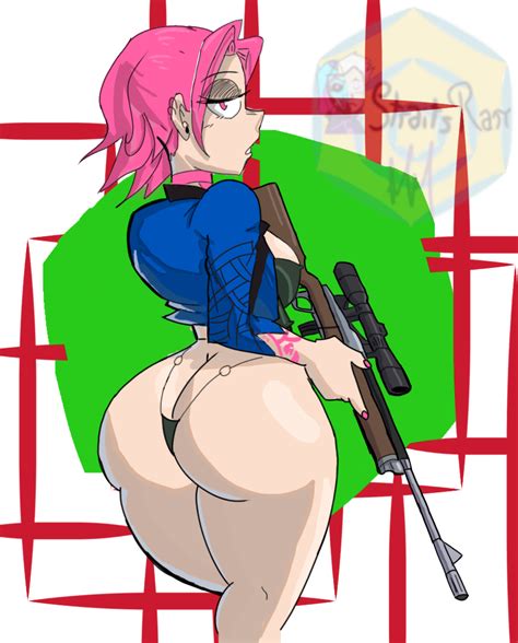 Nitebeam Free Sex Art Tattoo Big Ass Ass Pink Hair Big Butt
