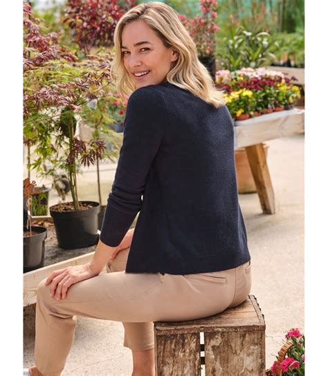 Womens Cashmere Merino Blend Premium Knitwear Woolovers Uk