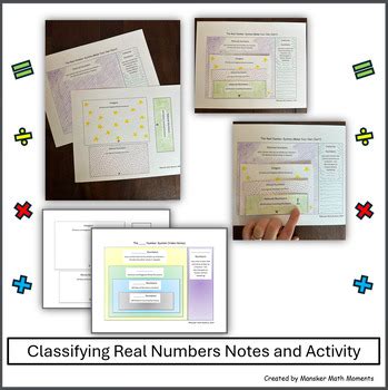 Classifying Real Numbers Chart And Venn Diagram Activity TPT