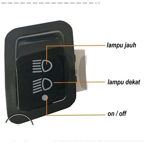 Jual Saklar Lampu Tombol Dim Titik Fungsi Tec Revo Beat F Blade