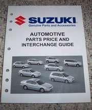 2004 Suzuki Forenza Parts Price Interchange Guide DIY Repair Manuals