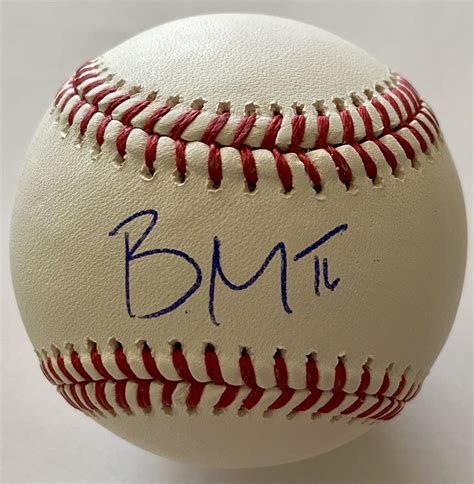 Brandon Marsh Autographed Baseball Mlb Auctions