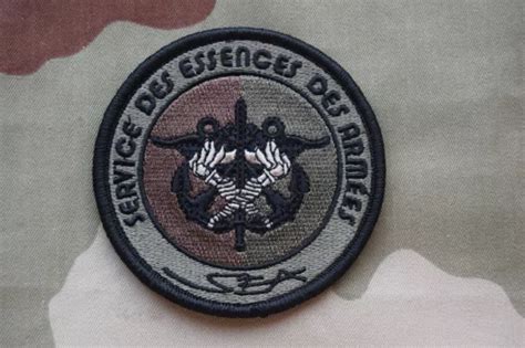 Z1481 INSIGNE MILITAIRE patch armée écusson Service des Essences des