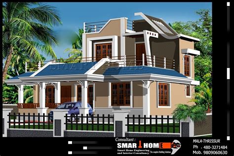 1800 Square Feet New Modern Kerala House Design With Plan Home Pictures