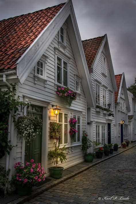 Houses In Old Stavanger Norway Norway Ranks As 1 For The Well Being