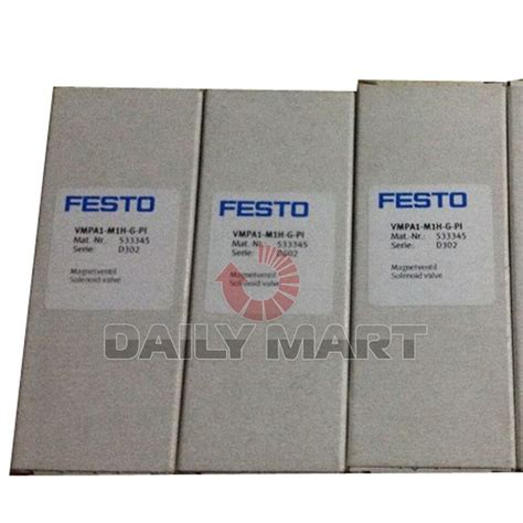 FESTO NEW VMPA1 M1H G PI 533345 PLC Solenoid Easy Valve Replacement EBay