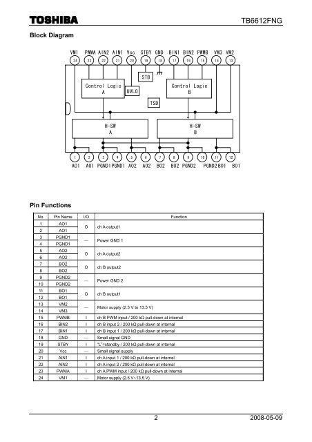 Tb6612fng