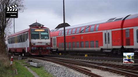 T4 Dosto RE Ausfahrt in Niebüll T4 double deck train in Niebüll