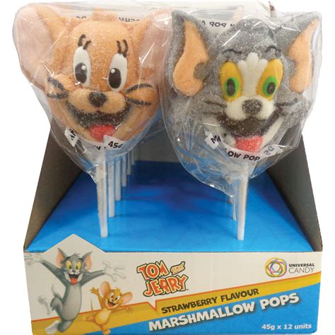 Mallow Pops Tom & Jerry x 12 – Lollies 4 U