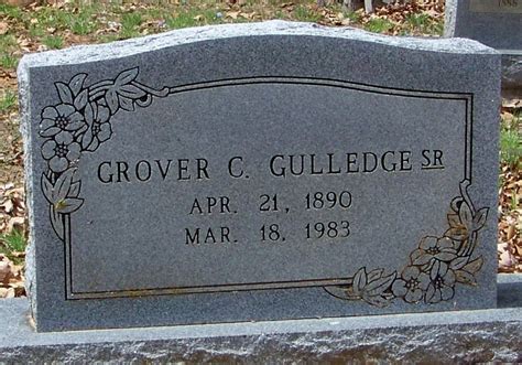 Grover Cleveland Gulledge Sr 1890 1983 Find A Grave Memorial