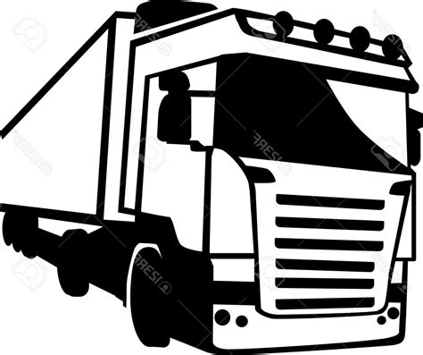 Truck Front Vector at Vectorified.com | Collection of Truck Front ...