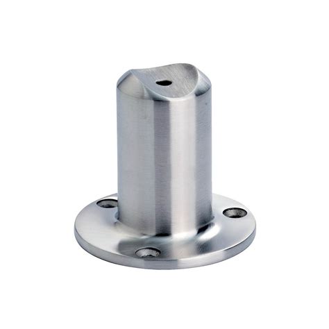 Support de main courante ø42 4mm en inox 316 brossé a fixer sur muret