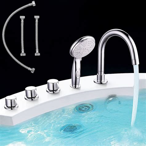 Douche Main Trous Baignoires Ensemble De Robinets Robinet De