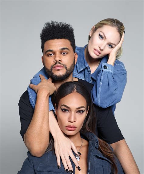 Updated The Weeknd Is Flanked By Adriana Lima Irina Shayk Lensed By