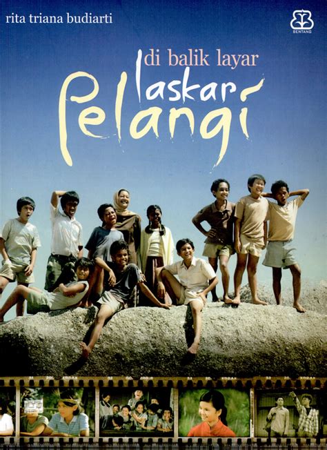 Cover Novel Laskar Pelangi – Tulisan