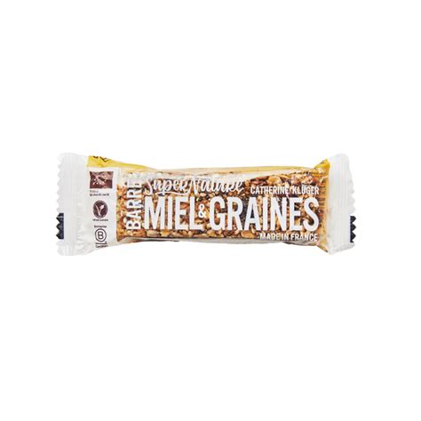 Barre De Granola Bio Miel And Graines Supernature Granola Catherine