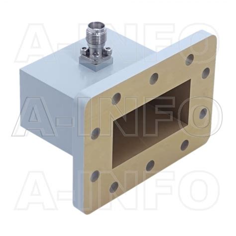 229WCAT Right Angle Rectangular Waveguide To Coaxial Adapter 3 3 4 9GHz