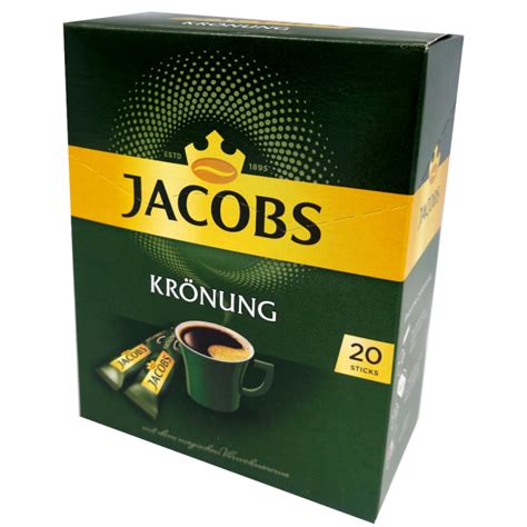 Jacobs Krönung löslicher Kaffee 20 Sticks