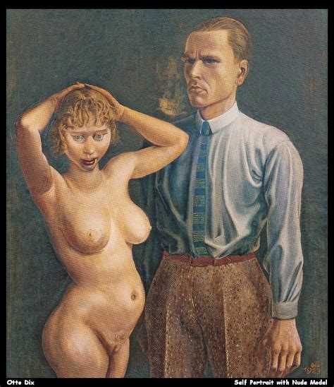 Otto Dix Self Portrait With Nude Model Jpbrewer1963 Flickr