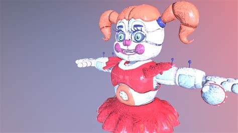 Circus Baby Download Free 3d Model By 🤎 Fℝεdᗪ𝐘𝒻𝓪zⒷᵉ𝐀ⓡ 🤎