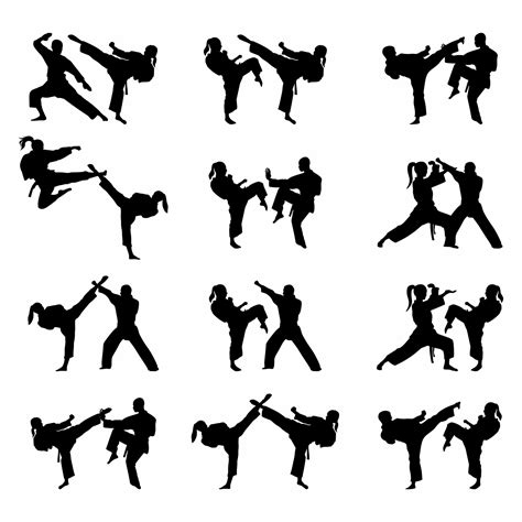 Karate Silhouette