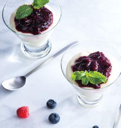 Homemade Vanilla Pudding with Berries - Inspired Cooks