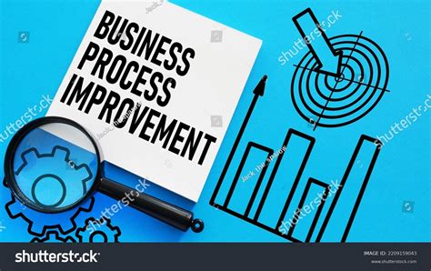 Business Process Improvement Bpi Shown Using Stock Photo