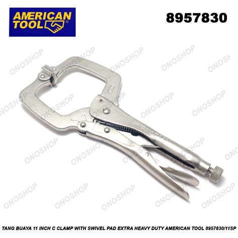 Jual Tang Buaya Inch C Clamp With Swivel Pad Heavy Duty American