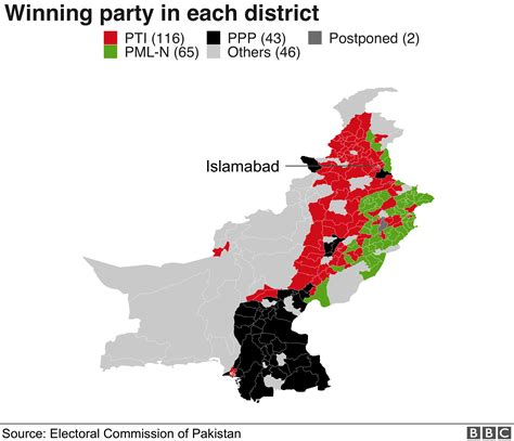 Pakistan Election Imran Khan Claims Victory Amid Rigging Claims Bbc News