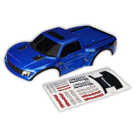 Traxxas 1/10 2 Wheel Drive Ford Raptor Body Blue with Decals | eBay