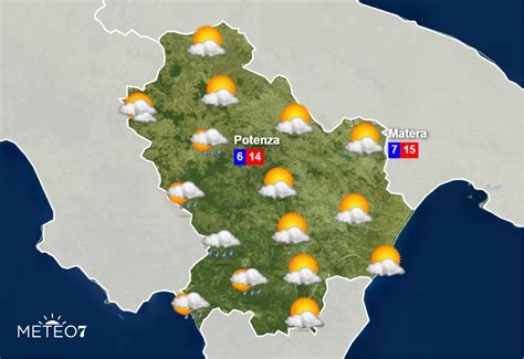 METEO Basilicata ALLERTA METEO gialla e arancione per Mercoledì 13