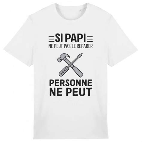 T Shirt Papy Qui D Chire Pour Homme La French Touch