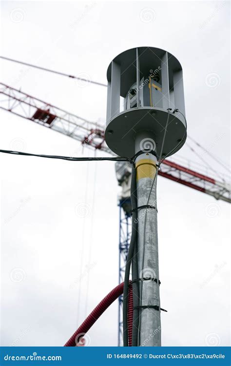 Surveyor`s Equipment on a Construction Site Stock Photo - Image of ...