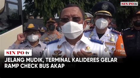 Jelang Mudik Terminal Kalideres Gelar Ramp Check Bus Akap