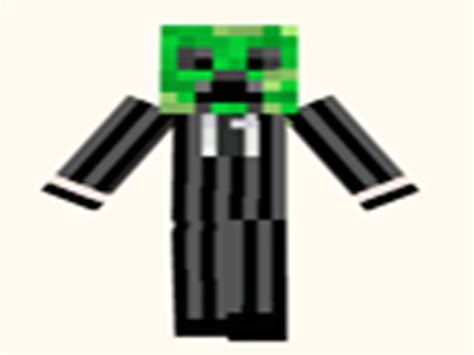 Minecraft Creeper In A Suit Skin