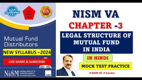 NISM Exam Preparation NISM VA Mutual Fund Distributors Exam Chapter 3