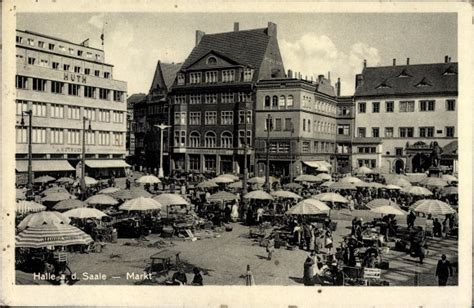 Ansichtskarte Postkarte Halle An Der Saale Blick Auf Akpool De