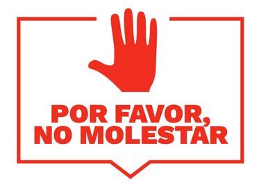 Edita Un Cartel De No Molestar Para Imprimir