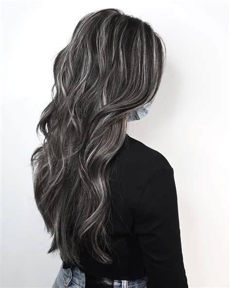 30 Flawless Examples Of Gray Blending For Dark Hair In 2025