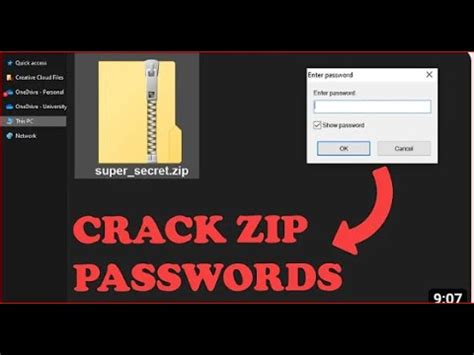 How To Open Password Protected Rar Or Zip File Without Password In