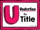 Unwrap Reading Comprehension Strategy Poster Set And Bookmarks Pink